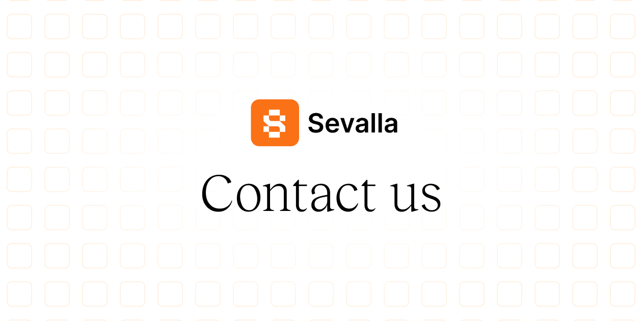 Contact us - Sevalla