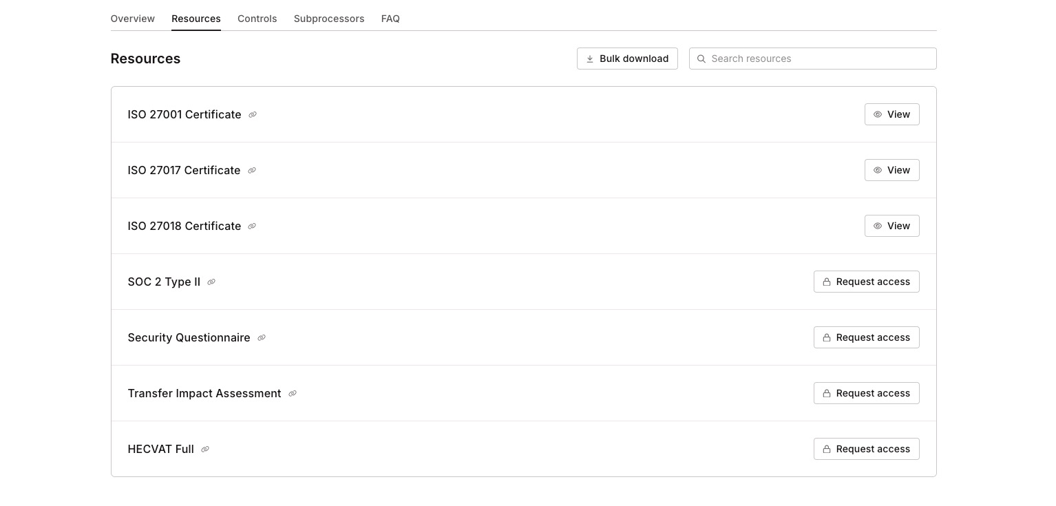 Sevalla security certifications