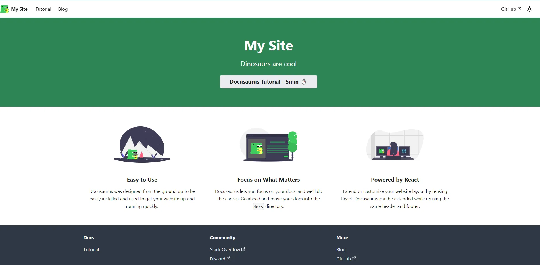 Successfully deploying the static site.